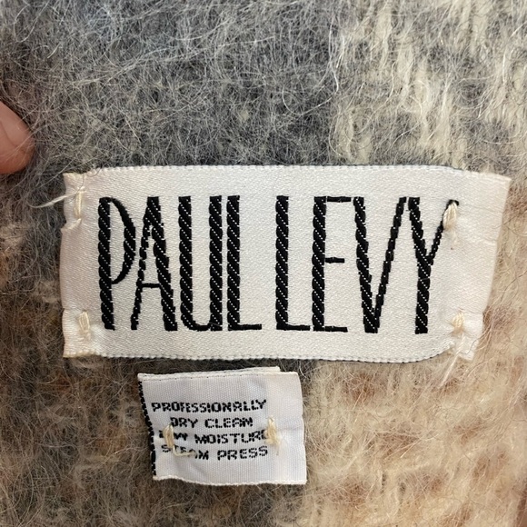 Paul Levy Vintage 80s Mohair Wool Long Coat - Picture 7 of 9